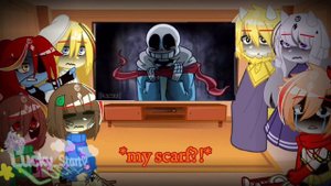Undertale react to Sans Angst...//Part1/2//Lucky_Start°