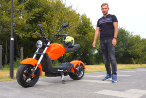 Такого вы еще не видели. Неповторимый Harley Prince электроскутер с характером.
