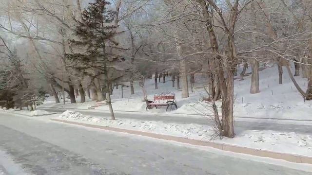 48.г.Семипалатинск.Набережная. Зимняя сказка. Прогулка по городу Семипалатинску.