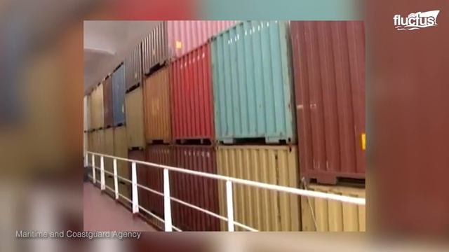 A Day in Life of a Container Ship in Middle of the Ocean