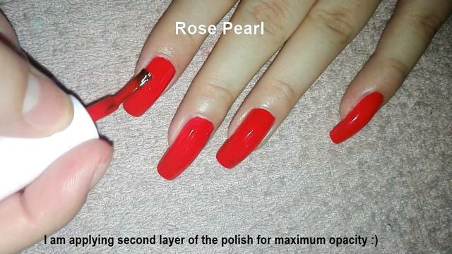 Classic Christmas Red Manicure- Nail Polish Swatches- VLOGMAS D3 | Rose Pearl смотреть онлайн