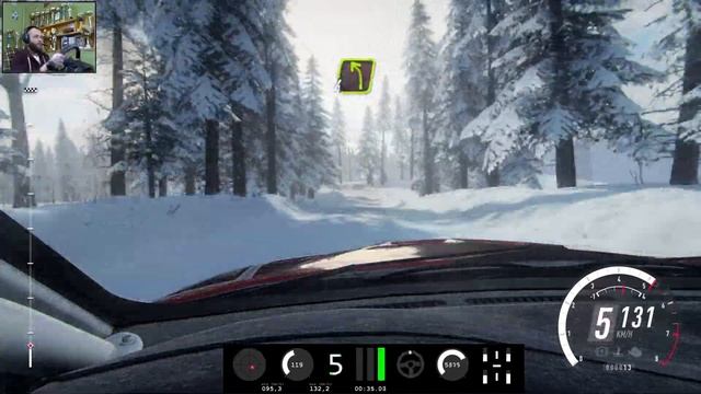 DIRT RALLY 2.0 | Logitech G27 GAMEPLAY | SWEDEN СУ 1-4