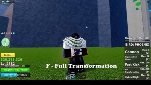 Phoenix V1 Rework Showcase | Blox Fruits