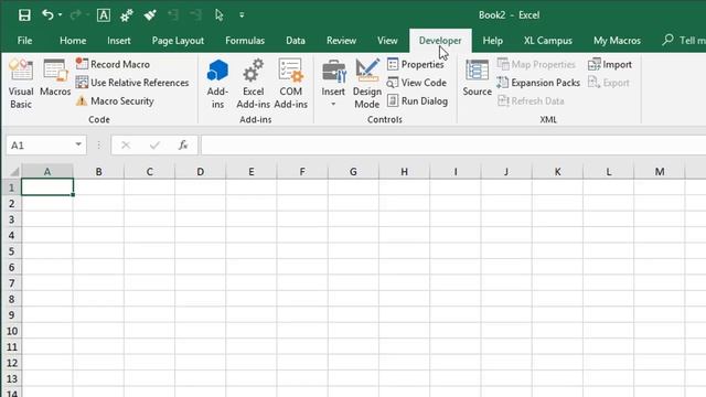 How to Enable the Developer Tab in Excel for Windows смотреть онлайн