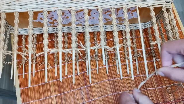 DIY Совмещение Макраме и Плетения Из Газетных Трубочек. Плетем Сухарницу из Газетных трубочек