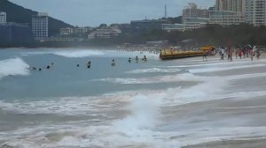 Бухта Дадунхай после тайфуна. Хайнань. Китай. Июль 2017 г.