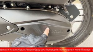 Honda Click 2023 ពណ៍ខ្មៅ បែបស្ព័រ បំបាក់ជាមួយបច្ចេកវិទ្យាទំនើប សាកសមមនុស្សគ្រប់វ័យ