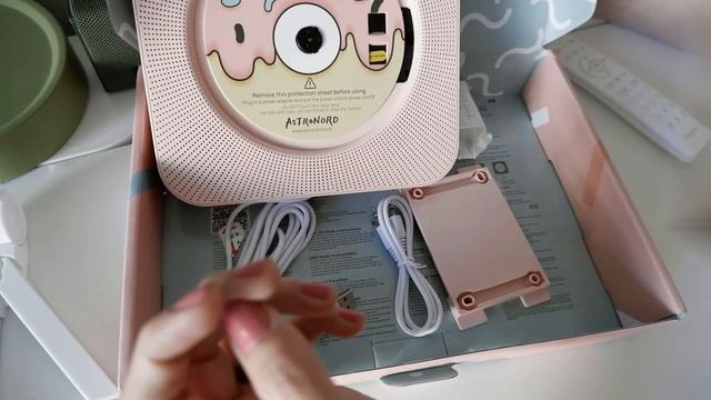 Aesthetic Unboxing ? Pink ? CD Player ? (Astronord)