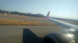 Nordwind Airlines Boeing 737 800 взлет из Ираклиона