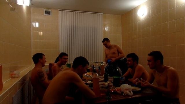 В сауне