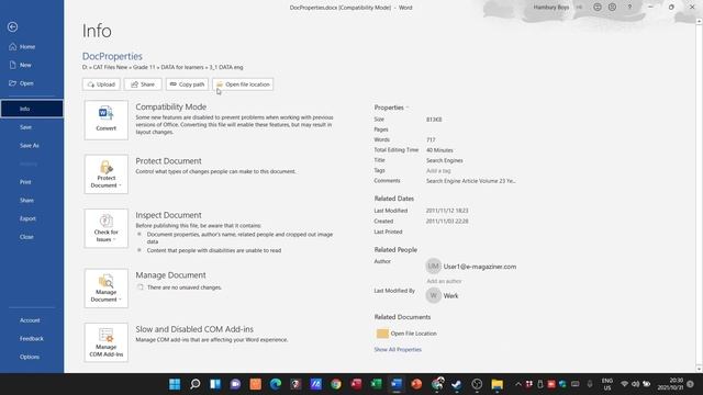 Uncover the Secrets Hiding in Your File Properties! смотреть онлайн