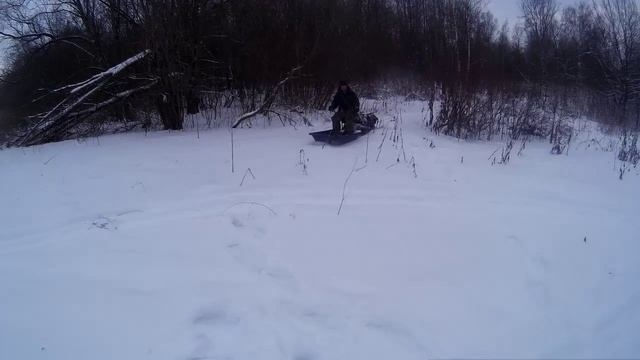 Мотобуксировщик Тофалар мини. Прототип, испытыния.