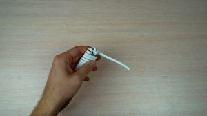 Сделал рукоять ножа из медного кабеля сечением 2х1,5. Надёжнее не придумаешь
