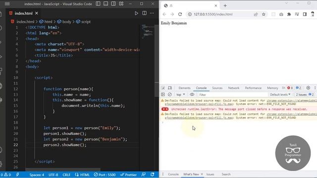 Prototype JS | Tutorial in Tamil | Tamil Programmer