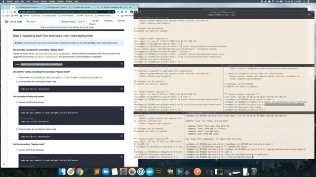 Geo multi-server installation upgrade from 12.8.1 to 12.9.10 смотреть онлайн