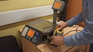 Весы Mettler Toledo Tiger P3600 - Две, три этикетки подряд