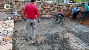 Каменная мостовая. Процесс строительства