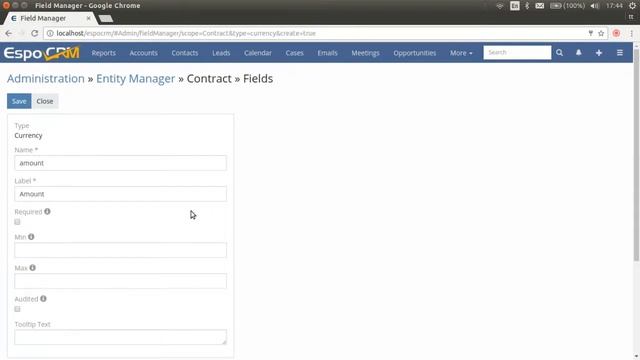 Entity Manager in EspoCRM | How to customize your CRM and make dynamic forms