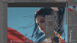 Photoshop painting process - Lylian