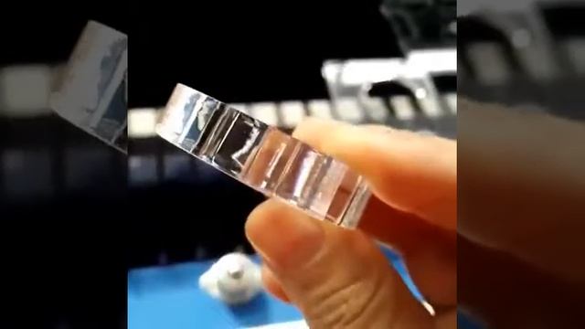 Образец лазерной резки акрила 1см на лазерном CO2 станке Evoplus 16 Трубка Reci W4  Николь Групп смотреть онлайн