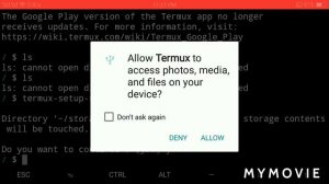 Solve Termux problem  permission denied...?