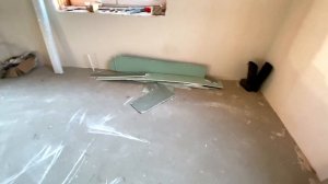 Что стало с полусухой стяжкой через месяц?!