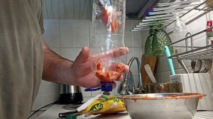 как заполнить упаковку от майонеза другим соусом