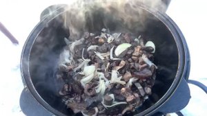 ЕДА ПАСТУХОВ / КУЫРДАК / ДЖИЗ БИЗ / КУЫРДАК ИЗ ПЕЧЕНИ / СТЕПНОЙ РЕЦЕПТ