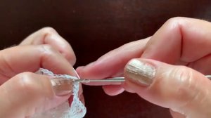 Как связать крючком колокольчик на елку - #1