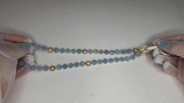 Украшения из натуральных камней Аквамарин Розовый кварц Жемчуг смотреть онлайн