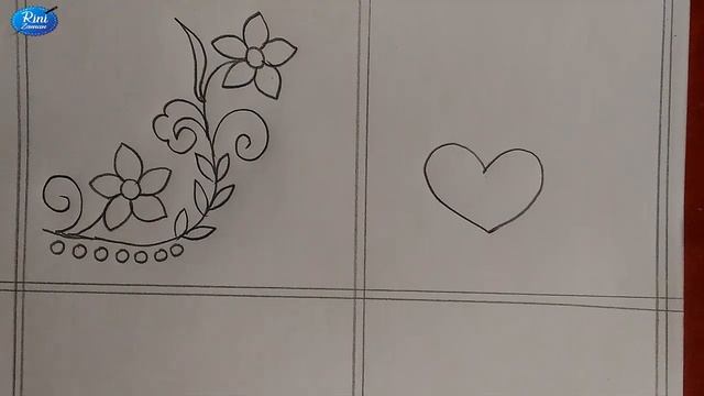 Hand drawing 6 type flower all over design for embroidery,All over embroidery flower design drawing