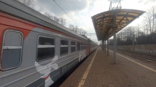 Электропоезд ЭД4М-0394 «РЭКС» Москва - Монино смотреть онлайн