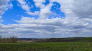 TIMELAPSE - завораживающий вид движения облаков.