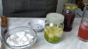 Готовим питьевой уксус (шраб) из киви и из апельсина