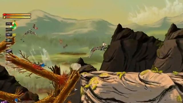 Serious Sam Double D Walkthrough Level 8: Flying Reptiles смотреть онлайн