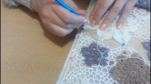 Соединяем детали в ирландском кружеве. МК 2.