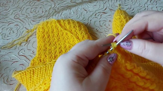 Детский комбинезон спицами 3-6 мес./часть 2/ смотреть онлайн