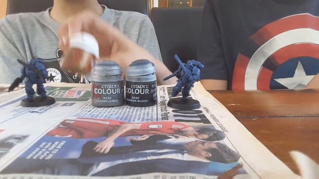 How to paint a space marine for beginners/warhammer 40k смотреть онлайн