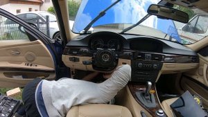 removing steering column on BMW e90