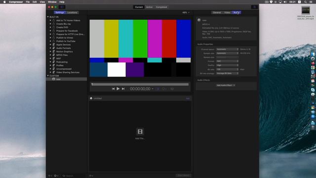Оптимальные настройки рендеринга Full HD в Final Cut. Compressor смотреть онлайн
