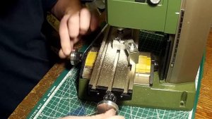 Proxxon MF 70. Пробное фрезерование