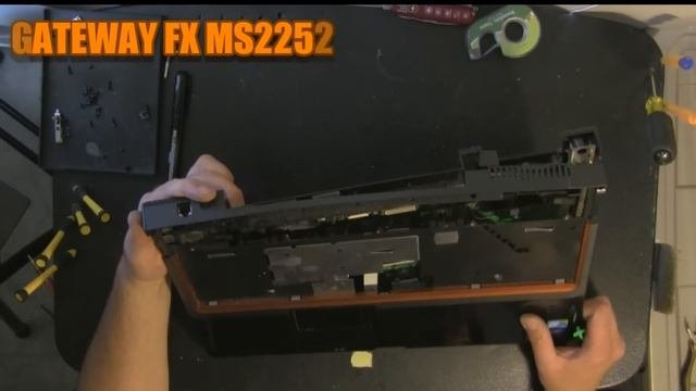 GATEWAY FX MS2252 Laptop Take Apart Video, Disassemble, How To Open Disassembly