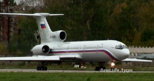 Один из первых Тренировочный полёт после КВР... Ту-154М RA-85843 борт когда то принадлежавший СЛО.