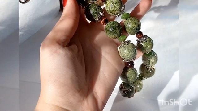 Купить бусы из натурального камня. Украшения Amorella
