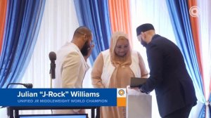 Julian "J-Rock" Williams Accepts Confident Muslim Award