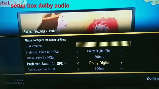 how to connect 5.1 dolby digital plus audio out tv settopbox airtel receiver смотреть онлайн