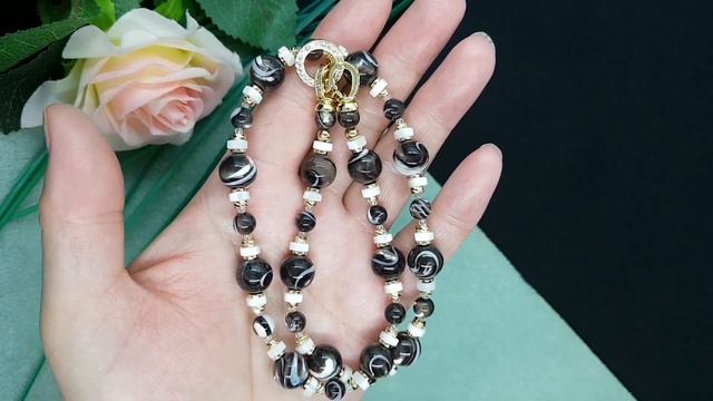 Колье из Перламутра. Колье своими руками.  Necklace DIY. Handmade.