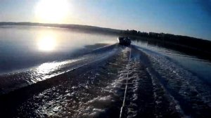 Покатушки на водных лыжах - клип