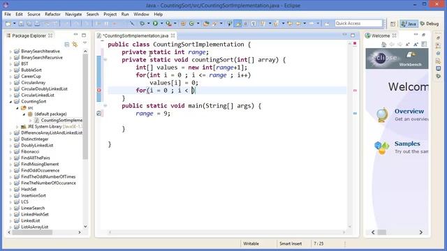 Data Structure & Alogorithm: Counting Sort Algorithm