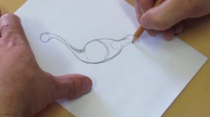 Рисунок журавля простым карандашом